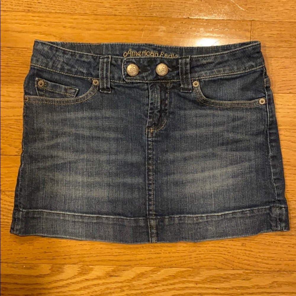American Eagle Jean Miniskirt